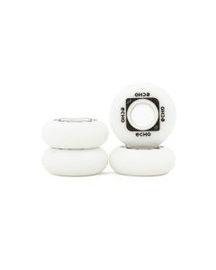 RUEDAS ECHO FLOW 60MM 90A BLANCO-NEGRO (PACK 4)