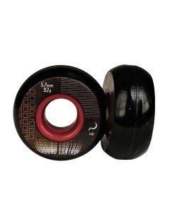 GROUND CONTROL 57MM 92A BLACK-PURPLE WHEELS (4 PACK)