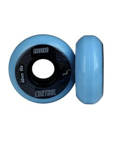 GROUND CONTROL EARTH CITY 60MM 90A LIGHT BLUE WHEELS (4 PACK)