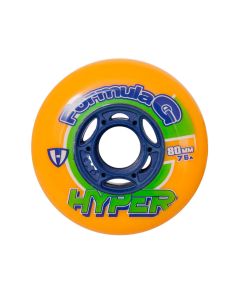 FORMULA G ERA ORANGE 80MM 76A HOCKEY WHEELS (4 PACK)