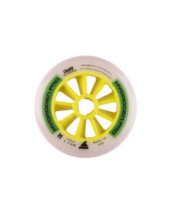 RUEDAS HYDROGEN PRO 125MM X-FIRM BLANCAS- VERDES PACK 6