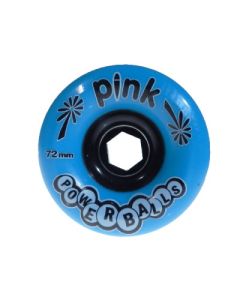 RUEDAS LONGBOARD ABEC11 POWERBALLS 72MM 81A AZUL (PACK 4)