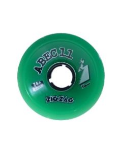 ABEC11 ZIGZAG CLASSIC 70MM 78A GREEN LONGBOARD WHEELS (4 PACK)