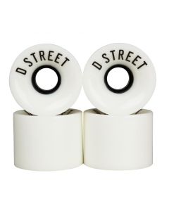 RUEDAS LONGBOARD D STREET CENT BLANCO 59MM 78A (PACK 4)