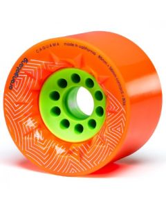 RUEDAS LONGBOARD ORANGATANG CAGUAMA 85MM 80A NARANJA (PACK 4)