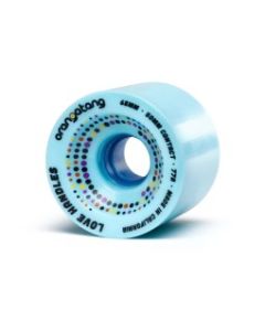 RUEDAS LONGBOARD ORANGATANG LOVE HANDLES 65MM 77A AZUL (PACK 4)