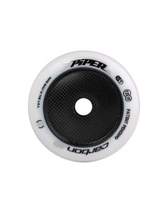 RUEDAS PIPER CARBON AIR XFAST 125MM 84A CARBON CORE WHITE-CARBON (PACK 6)