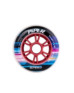 RUEDAS PIPER THRYVE XFAST 100MM 85A REFLEX CORE NATURAL-RED (PACK 4)