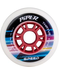 RUEDAS PIPER THRYVE XFAST 90MM 85A NATURAL-RED (PACK 4)