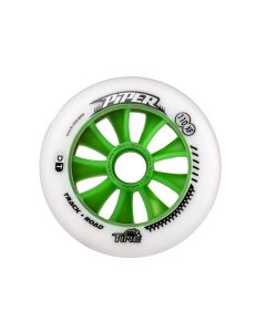 PIPER TIME XFAST 110MM 86A HELIX CORE NATURAL-GREEN WHEELS (8 PACK)