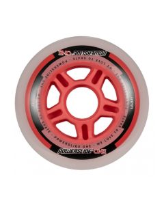 RUEDAS POWERSLIDE PS ONE 84MM 82A + RODAMIENTOS ROJAS (PACK 8)