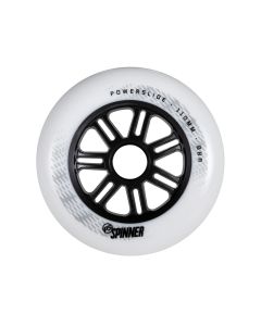 RUEDAS POWERSLIDE SPINNER 110MM 88A BLANCO (PACK 3)