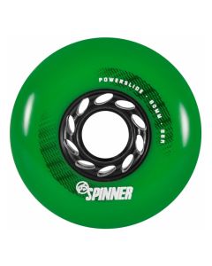 RUEDAS POWERSLIDE SPINNER 80MM 88A VERDE (PACK 4)