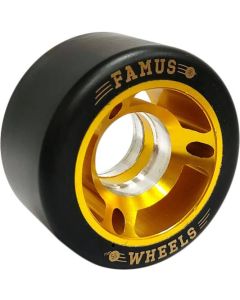 FAMUS 56MM 98A GOLD-BLACK QUAD WHEELS (4 PACK)