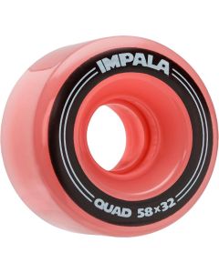 QUAD IMPALA 58MMX32MM PINK WHEELS (4 PACK)