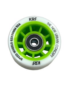 RUEDAS QUAD KRF 62MMX30MM ABEC 9 VERDE (PACK 8)