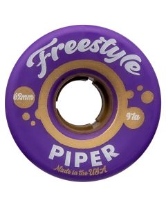PIPER FREESTYLE 62MM 97A PURPLE-GOLD QUAD WHEELS (4 PACK)