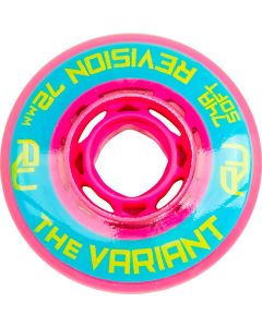 RUEDAS REVISION VARIANT SOFT 72MM 74A PINK (PACK 4)