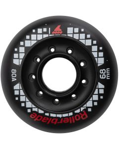 RUEDAS ROLLERBLADE APEX 68MM 80A NEGRO (PACK 4)