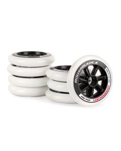 ROLLERBLADE HYDROGEN 110MM 85A BLACK-WHITE WHEELS (8 PACK)