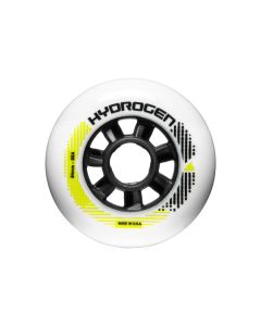 RUEDAS ROLLERBLADE HYDROGEN 84MM 85A BLANCO-AMARILLO (PACK 8)