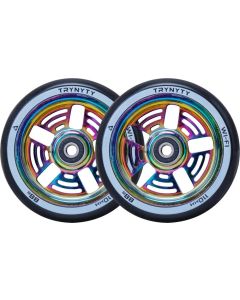 TRYNYTY WI-FI 110MM OIL SLICK SCOOTER WHEELS (2 PACK)