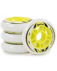 SFR 76MM 82A WHITE WHEELS (4 PACK)