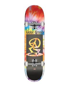 SKATE GLOBE KIDS PEACE MAN MID SPIRAL DYE-BLACK 7,6’’