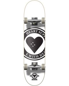 SKATE HEART SUPPLY LOGO BADGE BLANCO 8,25’’