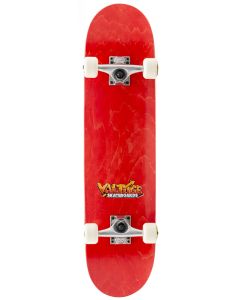 SKATE VOLTAGE GRAFFITI LOGO ROJO-NARANJA 7,5''x31"