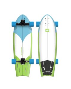 HYDROPONIC FISH RADIKAL CYAN-GREEN 31,5’’ SURFSKATEX9,75’’ SURFSKATE