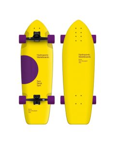 SURFSKATE HYDROPONIC SQUARE LUNAR YELLOW-PURPLE 33’’X10’’