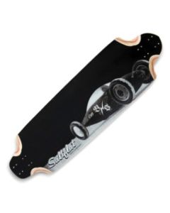 TABLA BOMBSQUAD SALT FLAT 37’’ BLANCO-NEGRO