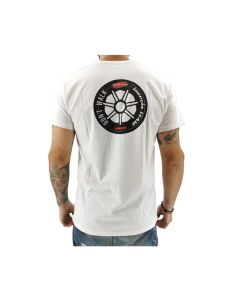 INERCIA TEAM PRO WHEEL MAN WHITE T-SHIRT