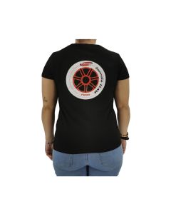 INERCIA TEAM PRO WHEEL WOMAN BLACK T-SHIRT
