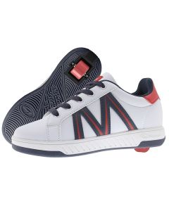 ZAPATILLAS CON RUEDAS BREEZY ROLLERS CLASSIC BLANCO-NAVY-ROJO