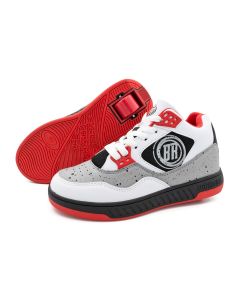 ZAPATILLAS CON RUEDAS BREEZY ROLLERS JUMP BLANCO-GRIS-ROJO 2242700