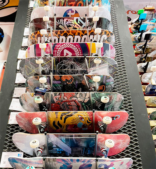 Skate y skateboards en la tienda Inercia